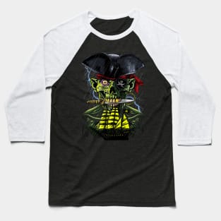 Zombie Pirate Baseball T-Shirt